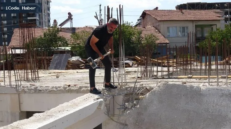 Malatya'da müteahhit 105 dairelik inşaatını ihbar etti! Yıkım kararı çıktı