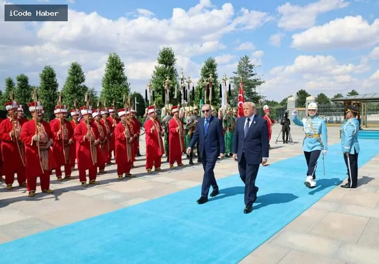 Ankara'daki törende ilgi çeken detay: Trump'a "A+ tipi resmi tören"le karşılama