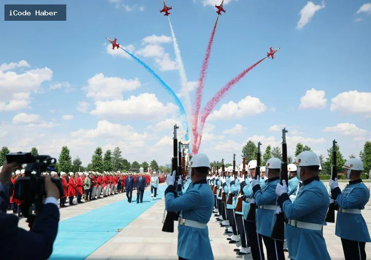Ankara'daki törende ilgi çeken detay: Trump'a "A+ tipi resmi tören"le karşılama