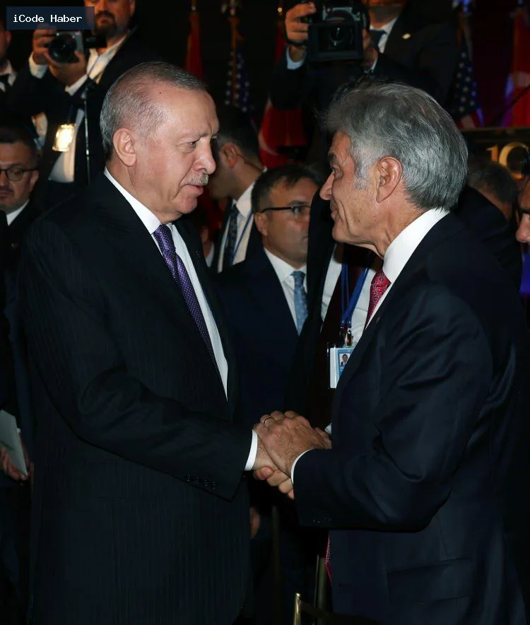 Cumhurbaşkanı Erdoğan ABD ziyaretinde ünlü isimlerle bir araya geldi