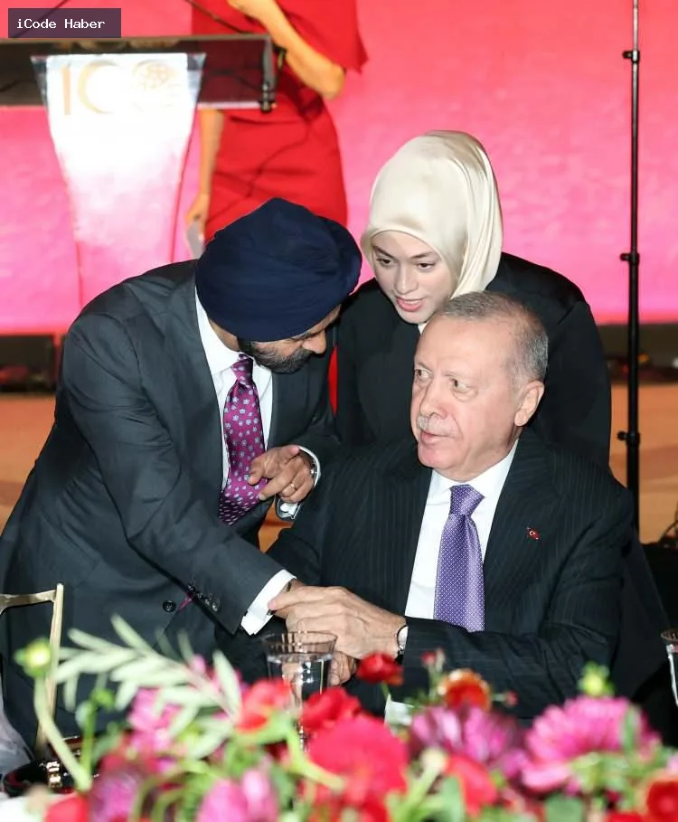 Cumhurbaşkanı Erdoğan ABD ziyaretinde ünlü isimlerle bir araya geldi