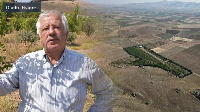 Emekli öğretmen kıraç araziyi yeşertti! 4 bin ağaçlı meyve bahçesini gören gıpta etti