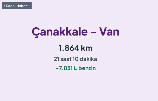 ÇANAKKALE – VAN