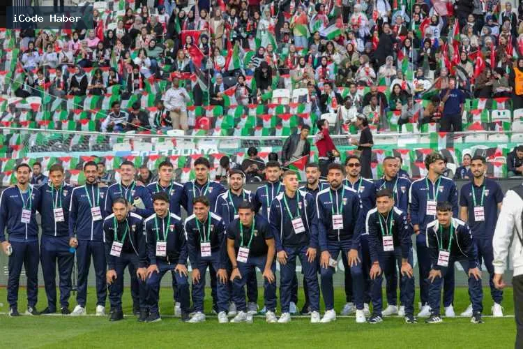 Konyaspor ile Filistin maçında son düdük 89:59'da çaldı: “Filistin özgür olana dek maç ertelenmiştir”