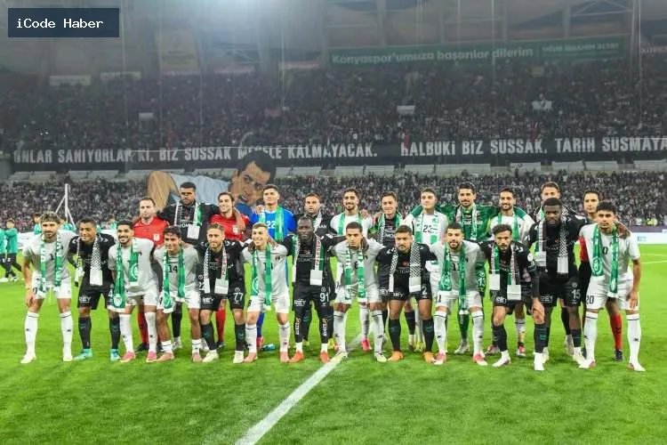 Konyaspor ile Filistin maçında son düdük 89:59'da çaldı: “Filistin özgür olana dek maç ertelenmiştir”