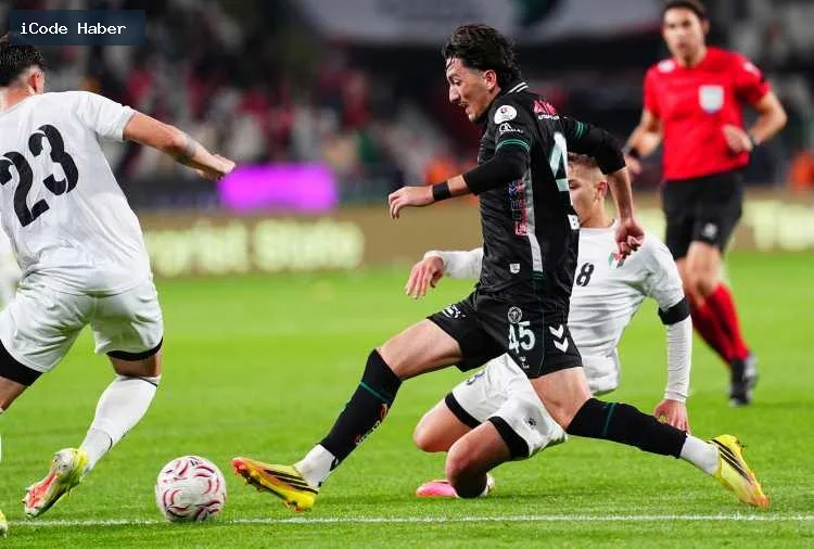 Konyaspor ile Filistin maçında son düdük 89:59'da çaldı: “Filistin özgür olana dek maç ertelenmiştir”