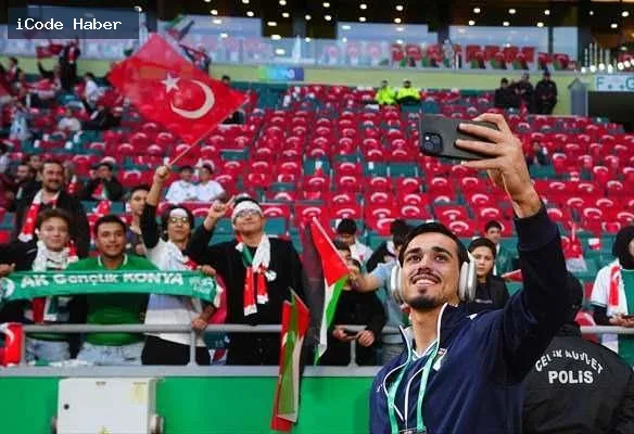 Konyaspor ile Filistin maçında son düdük 89:59'da çaldı: “Filistin özgür olana dek maç ertelenmiştir”