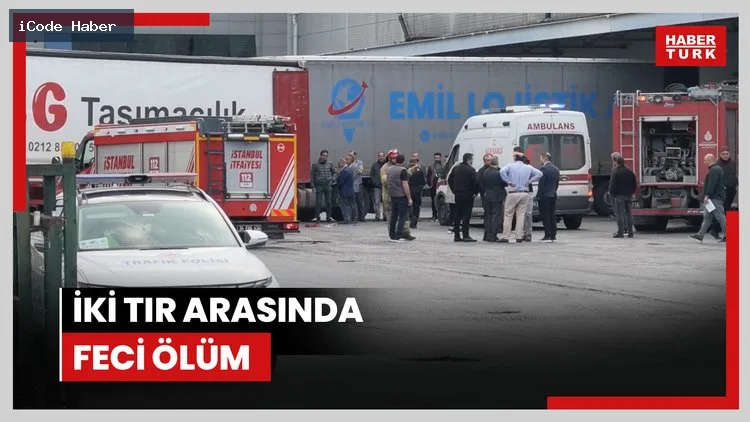 İki TIR arasında feci ölüm