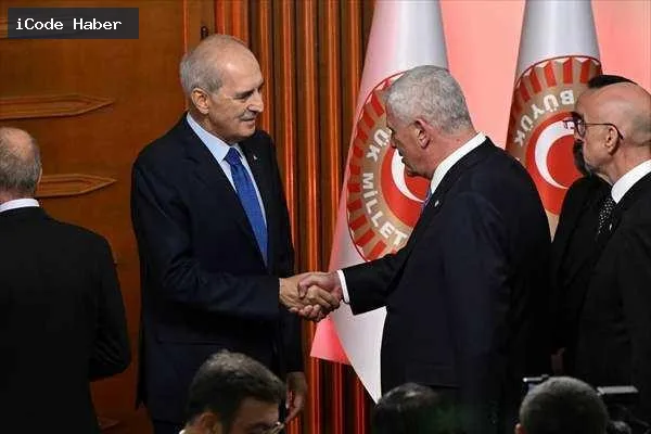 Mecliste yeni yasama yılı dolayısıyla resepsiyon düzenlendi