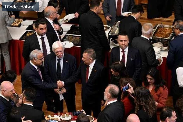 Mecliste yeni yasama yılı dolayısıyla resepsiyon düzenlendi